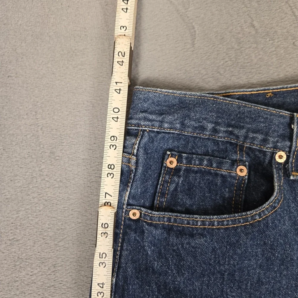 VTG Levis 501 Jeans Mens 38x30 Fits 36x30 Blue Straight Leg Button Fly Made USA